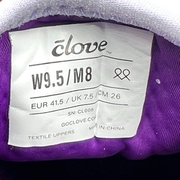 Clove Size 9.5 Lavender Light‎ Purple Cl008 Comfort Work Sneakers Shoes - Picture 12 of 13